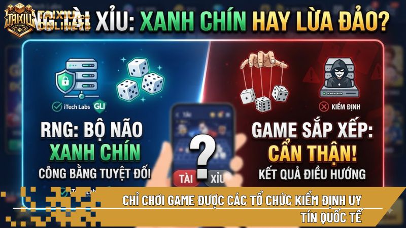 Chứng chỉ từ iTech Labs hay GLI là bằng chứng thép cho tính xanh chín của sảnh cược